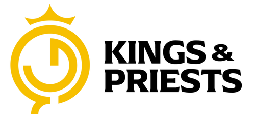 Kings & Priests wordmark logo representing the movement's anointed community.